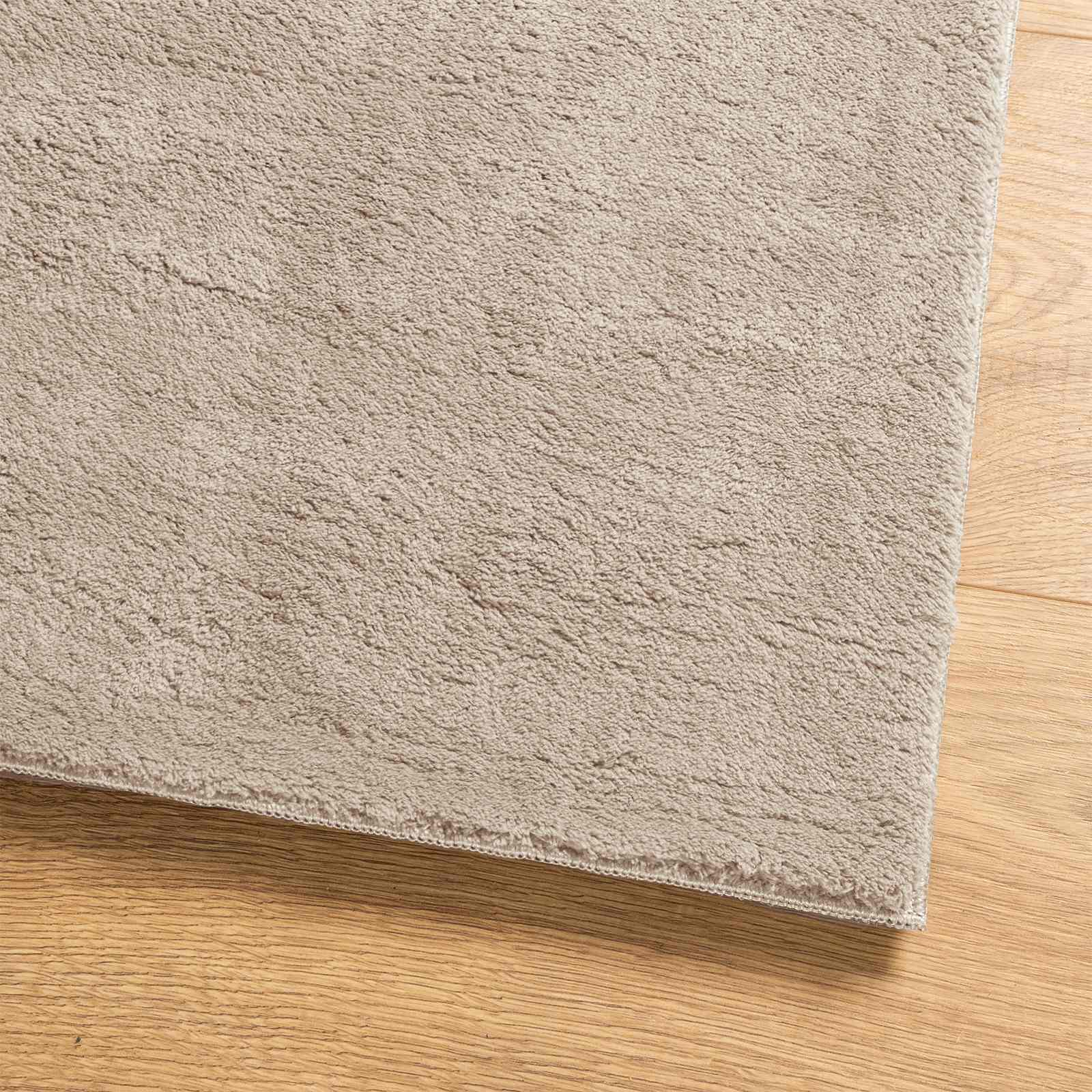 Bereichsteppiche Rechtwinklig HUARTE Sand 500 x 80 cm Polyester - Speedjust Schweiz