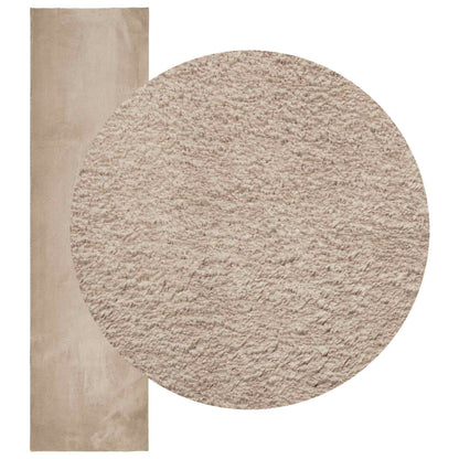 Bereichsteppiche Rechtwinklig HUARTE Sand 500 x 80 cm Polyester - Speedjust Schweiz