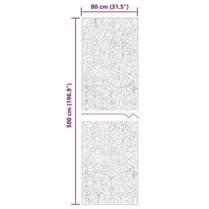 Bereichsteppiche Rechtwinklig HUARTE Sand 500 x 80 cm Polyester - Speedjust Schweiz