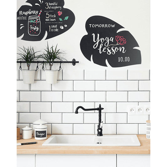 Securit® Wandkreidetafel Silhouette Blatt, 29x44cm