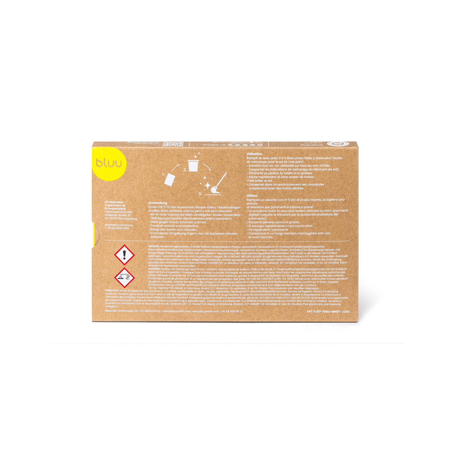 bluu Wish.Wash. – Bodenreinigerstreifen