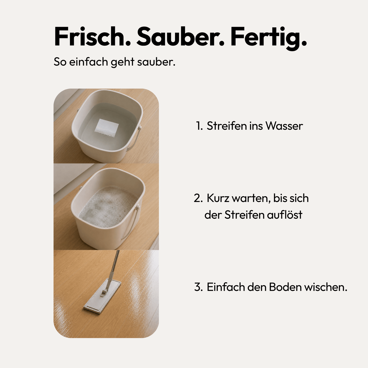 Bodenreinigerstreifen - Wish Wash