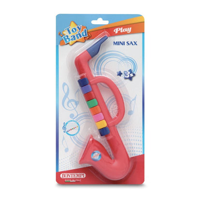 Saxophon mit 8 farbigen Tasten im Blister