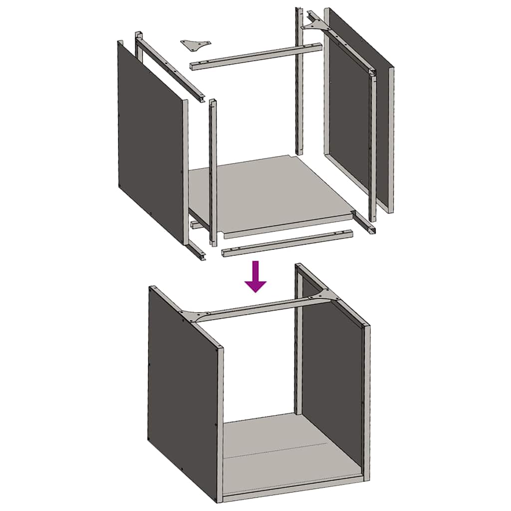 Brennholzregal Anthrazit 40x40x40 cm Kaltgewalzter Stahl - Feuerholz - Aufbewahrung online kaufen in der Schweiz | Speedjust Schweiz