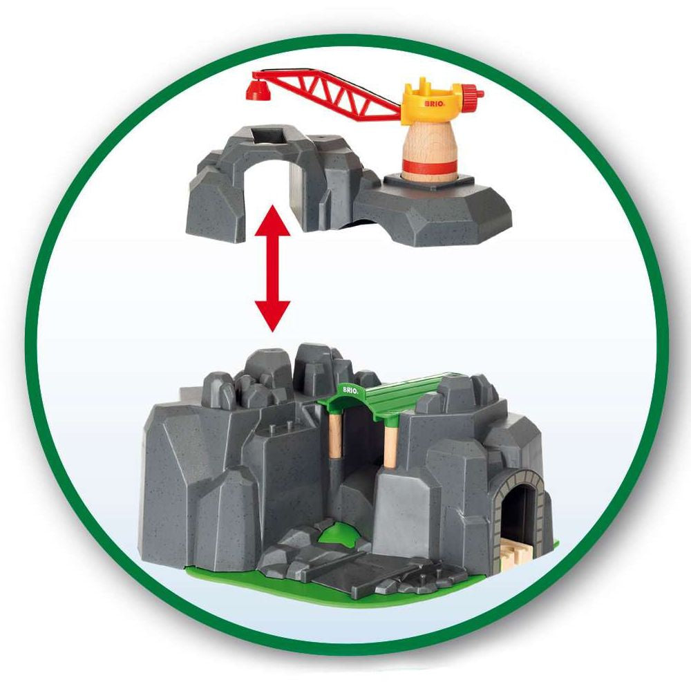 Crane and Mountain Tunnel