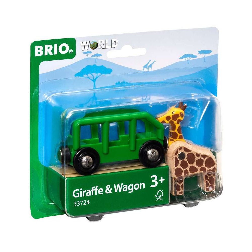 Giraffe and Wagon