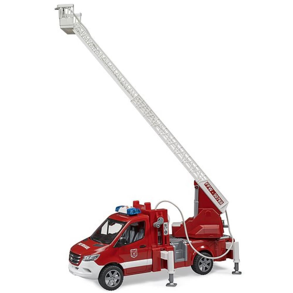 Mercedes Benz Sprinter Feuerwehr mit Drehleiter, Pumpe & Light & Sound Modul