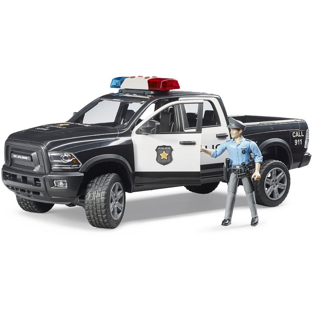 RAM 2500 Polizei Pickup mit Polizist