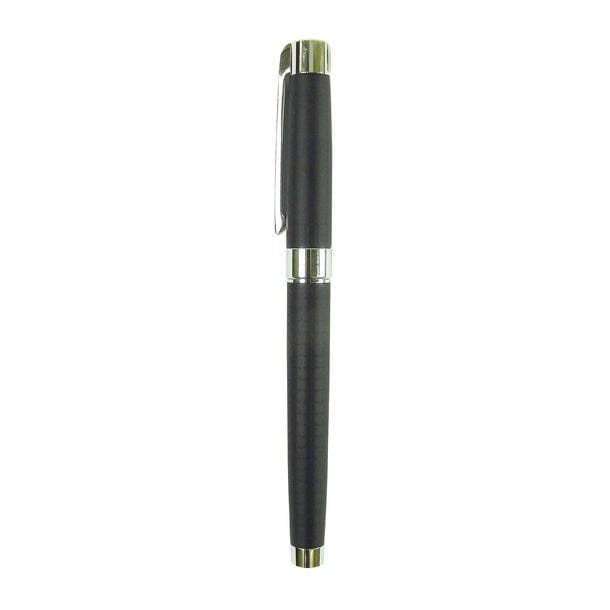 Siano Salerno Rollerball aus Metall mit Karo-Muster