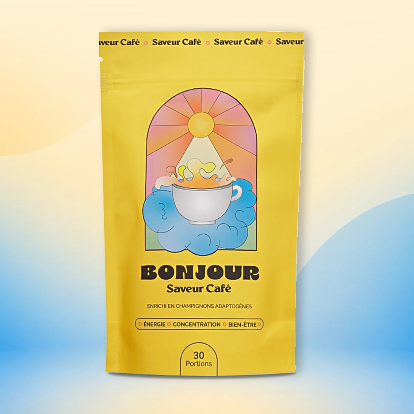 Bonjour Coffee Flavor – Functional Mushroom Coffee (Low Caffeine)