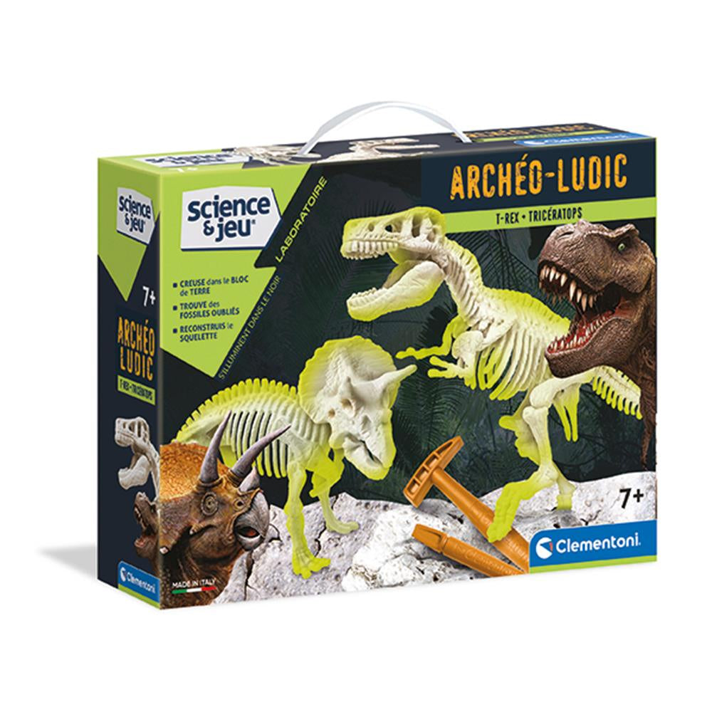 Archeo T-Rex&Triceratops Fluo.