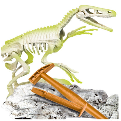 Ausgrabungsset Velociraptor FLUO