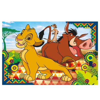 Lion King Puzzle 2 x 60 Teile