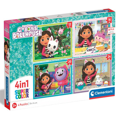 Puzzle Gabby's Dollhouse 4in1