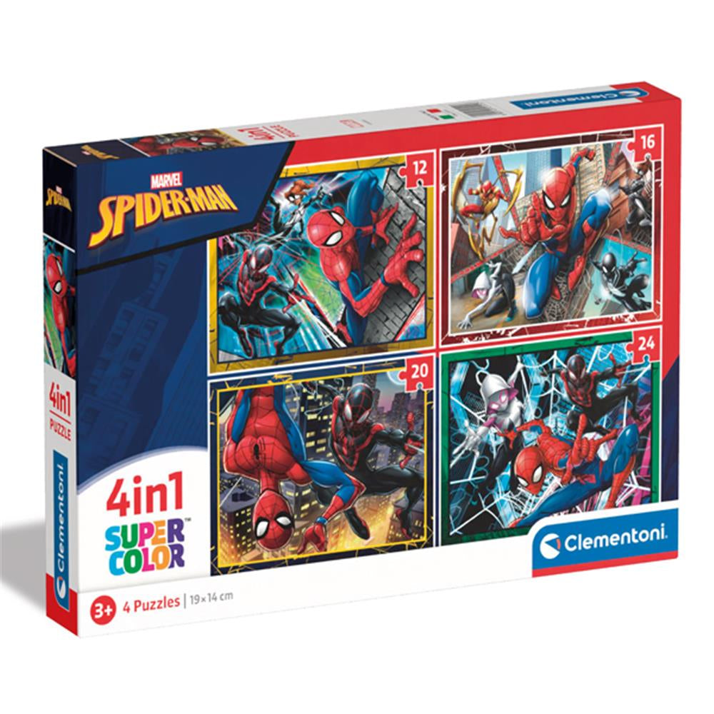 Puzzle Spiderman 4in1