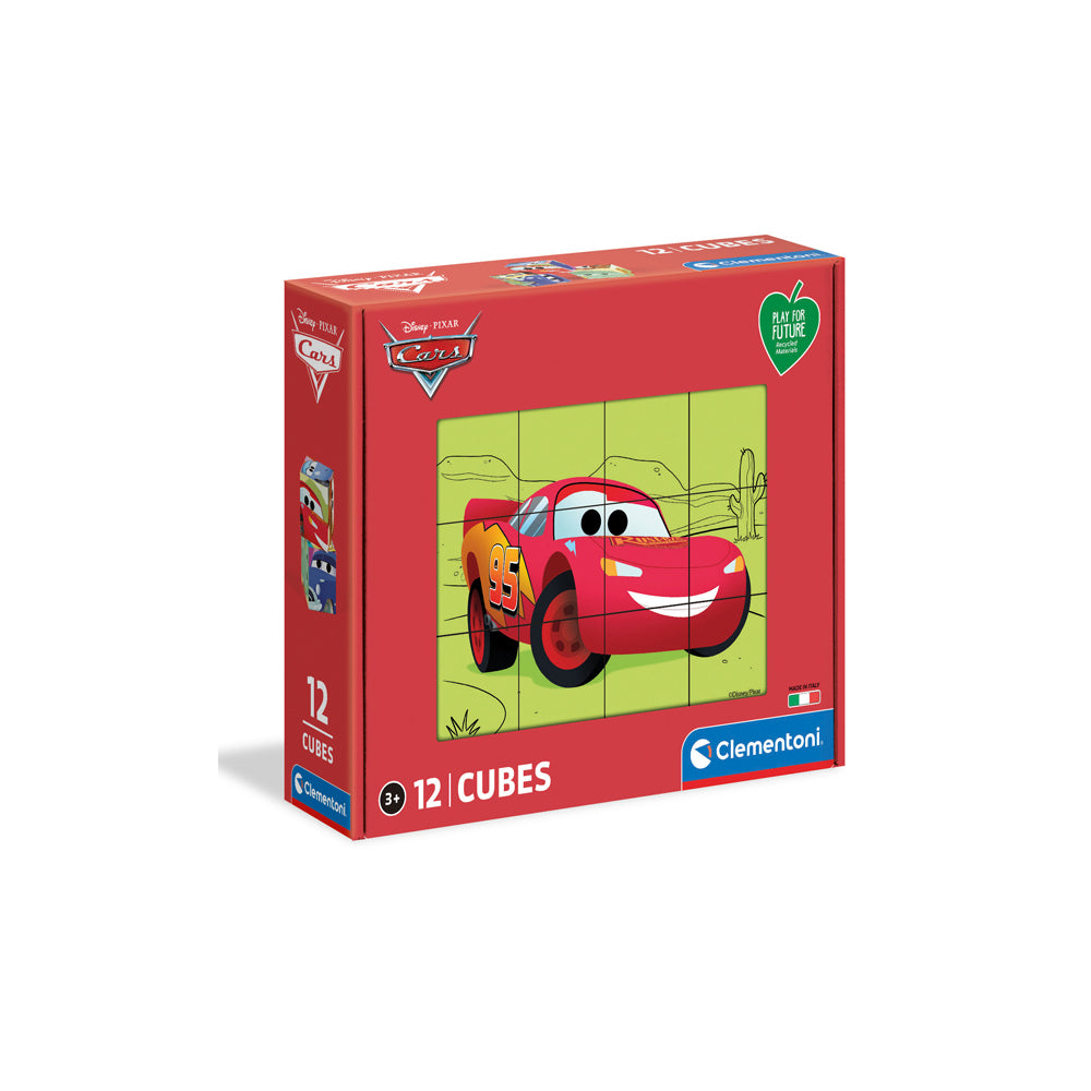 Würfel Puzzle Cars 12 tlg.