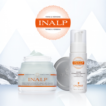 Set ou Coffret Cadeau Masque Visage 100ml + Mousse Nettoyante INALP
