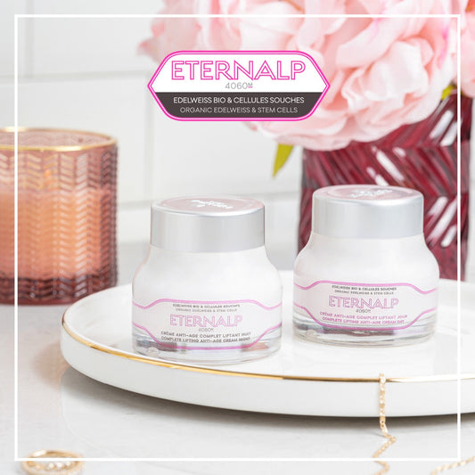 Set / Coffret Cadeau Crème Anti-Age Liftant Jour & Crème Anti-Age Liftant Nuit Eternalp 4060m