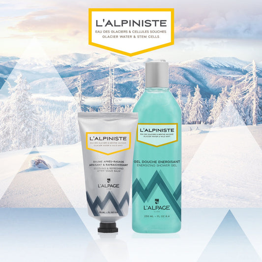 Coffret Cadeau Baume Après-Rasage + Gel Douche Energisant L'ALPINISTE