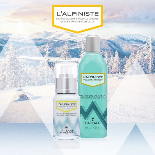 Coffret Cadeau Gel Soin Complet Hydratant + Gel Douche Energisant L'ALPINISTE