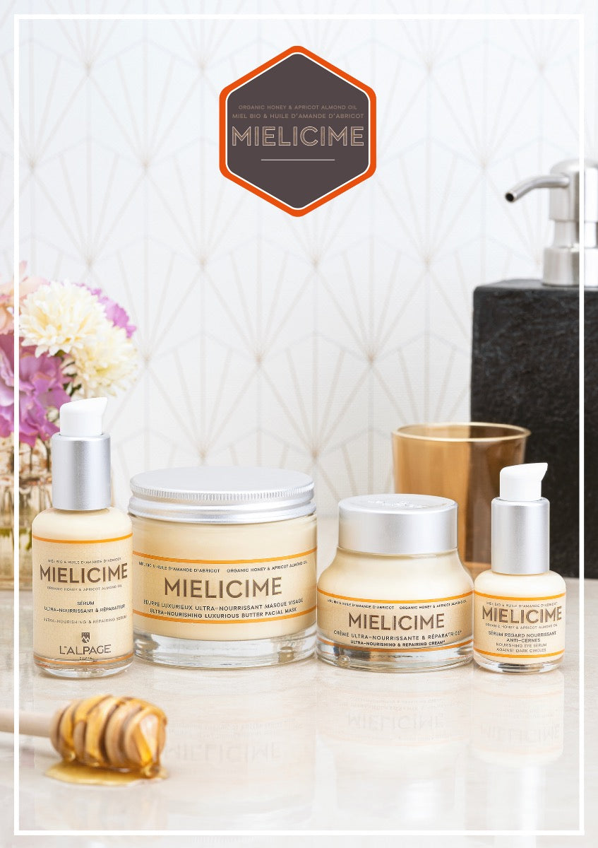 Set ou Coffret Cadeau Ultimate Quatro Crème Ultra-Nourrissante + Sérum Ultra-Nourrissant + Sérum Regard Anti-Cernes + Beurre Luxurieux Ultra-Nourrissant Masque Visage Mielicime