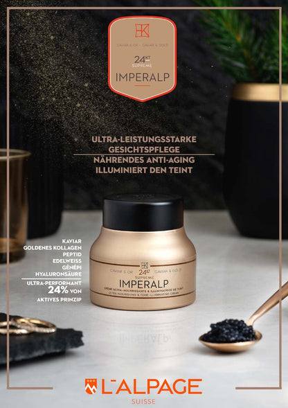 Coffret Cadeau Crème Caviar & Or + Sérum Caviar & Or Imperalp