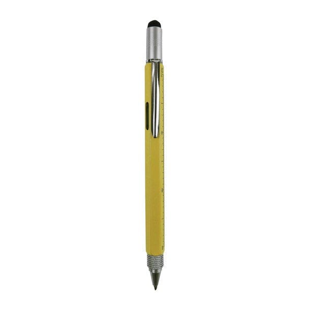 Workman's Multi Tool 8-in-1 Konstruktionsstift – Messing, Wasserwaage & Touch