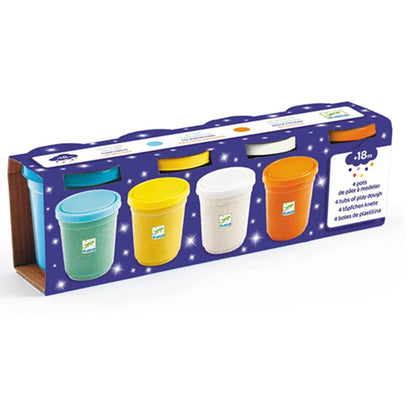 Pasta da modellare (4 colori) Glitter