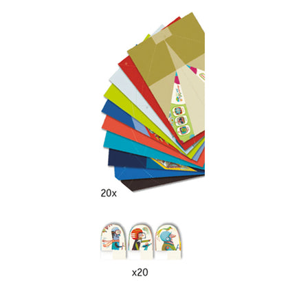 Aeroplani origami Djeco