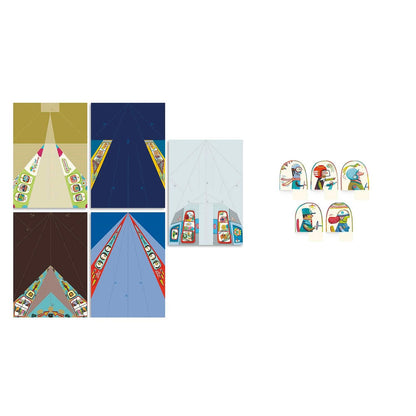 Aeroplani origami Djeco