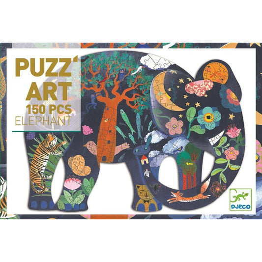 Djeco Puzz Art Elefant, 150 Teile