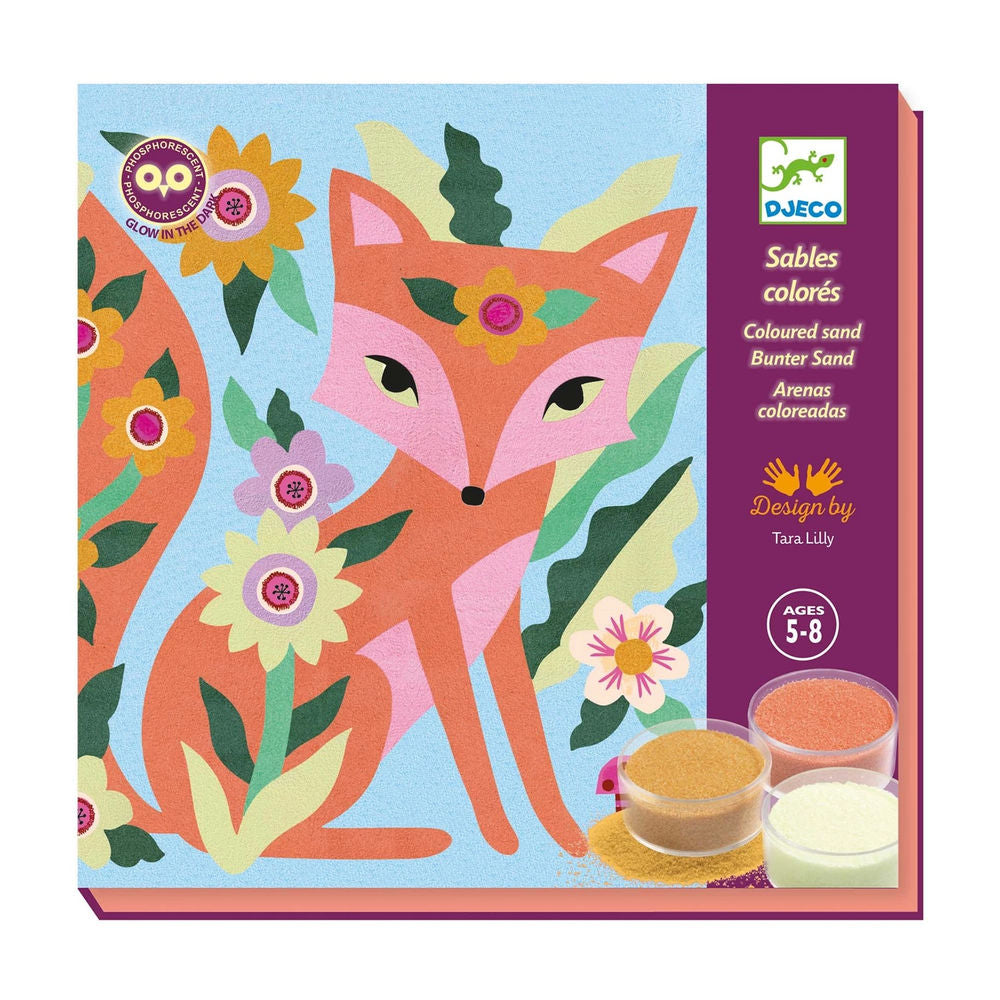 Dipinti di sabbia, luci da giardino