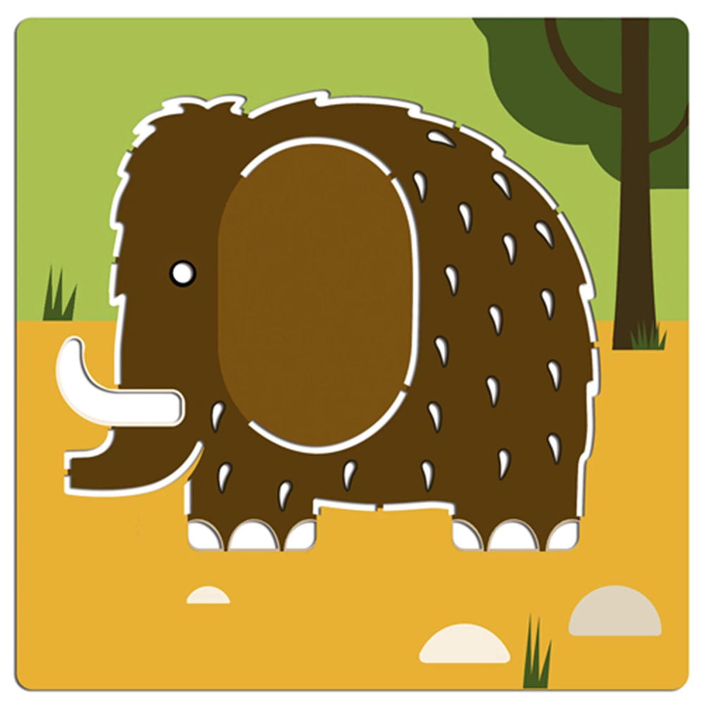 Djeco Schablonen Dinosaurier