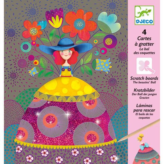 Djeco Scratchbilder Der Schönheitsball