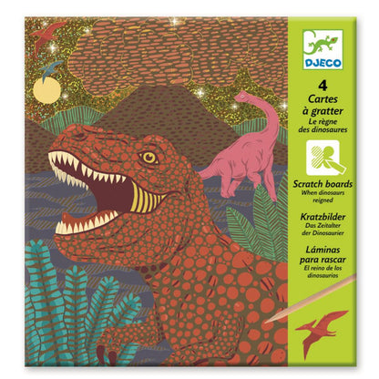 Djeco Scratchbilder Dinosaurier