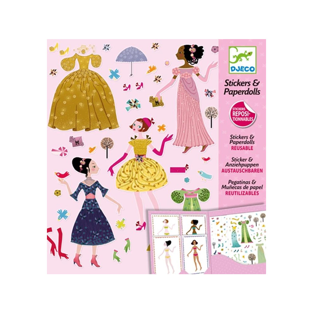 Djeco Sticker & Puppen Dresses