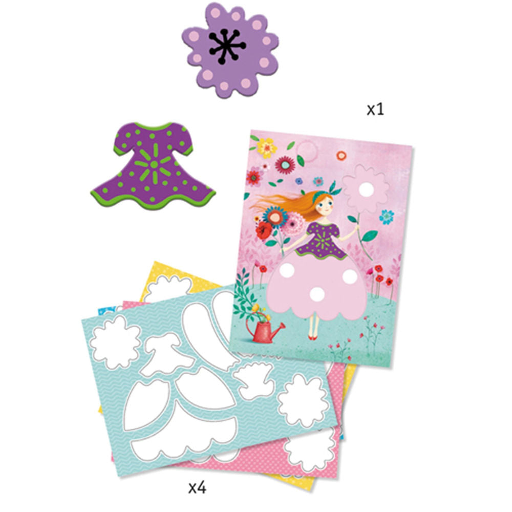 Djeco Zauberfilzstifte Maries hübsche Kleider