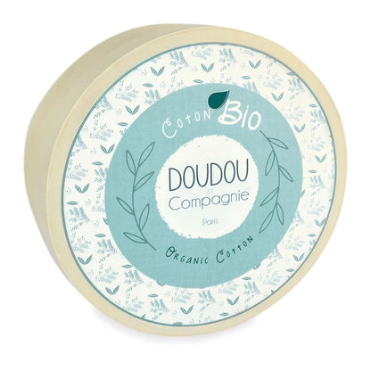 Bio Hase mit Schmusetuch, rosa 15cm