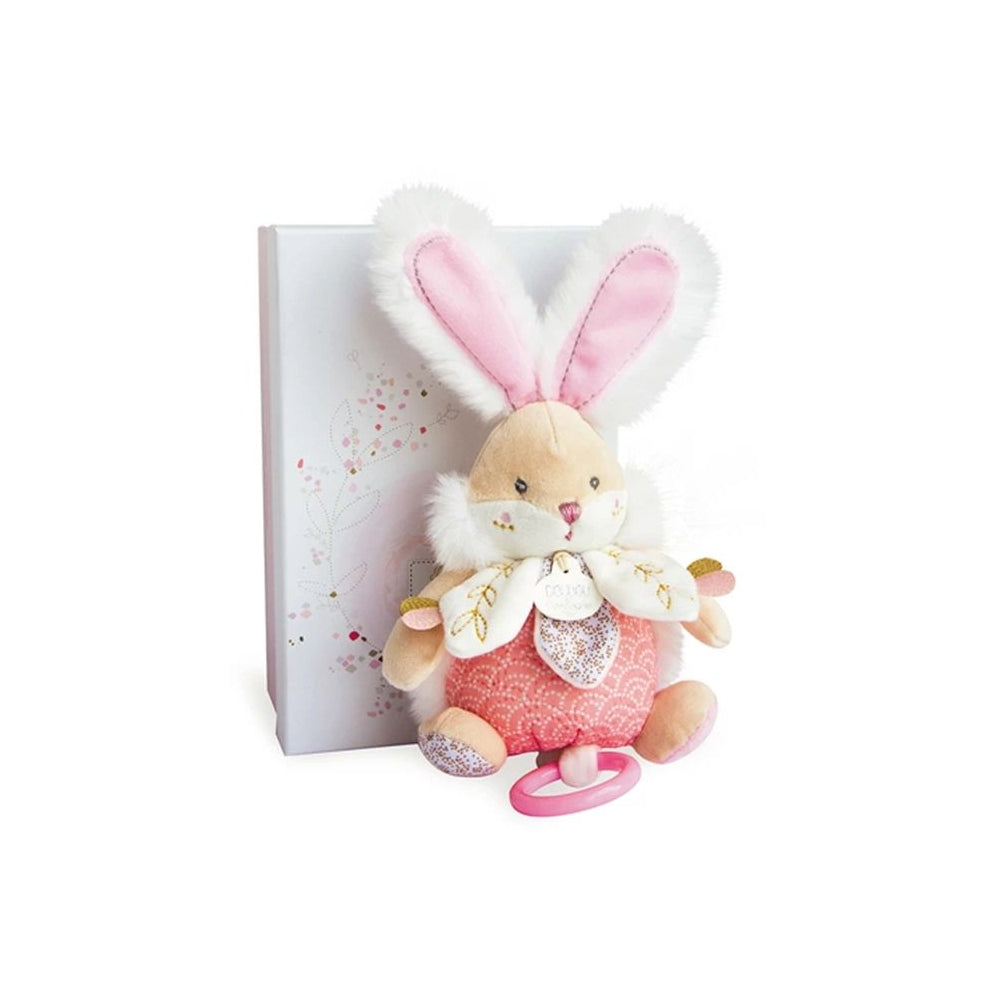 Musikspieldose Hase, rosa 20cm