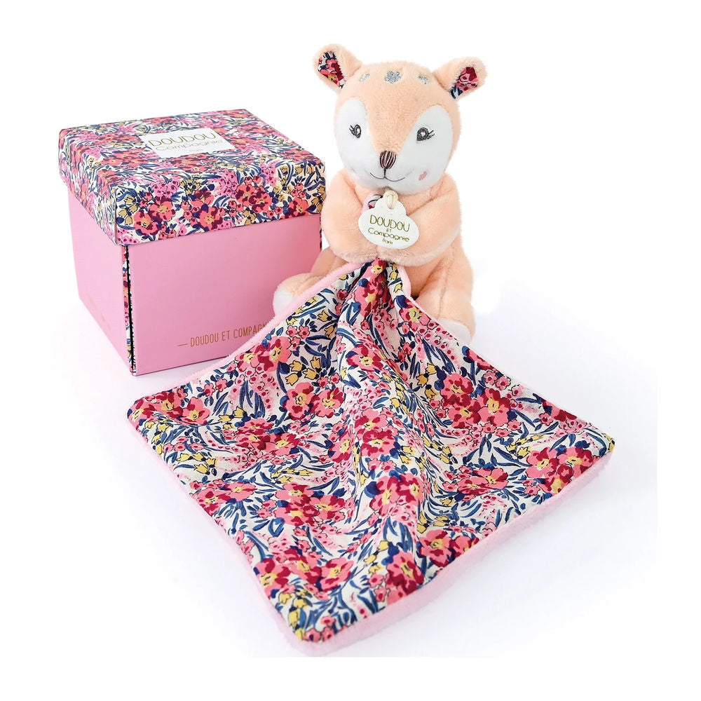 Rehkitz mit Schmusetuch 12cm