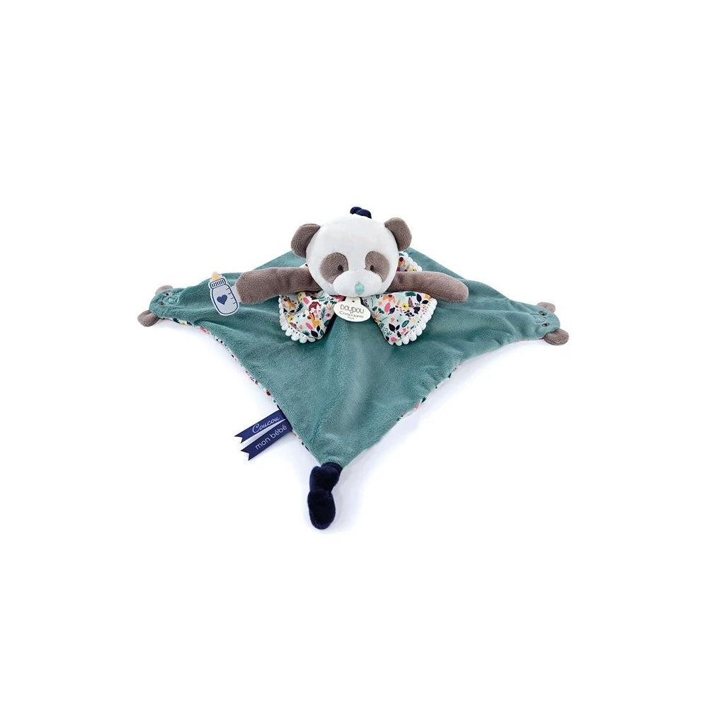 Schmusetuch Panda mit Fingerpuppe 30cm