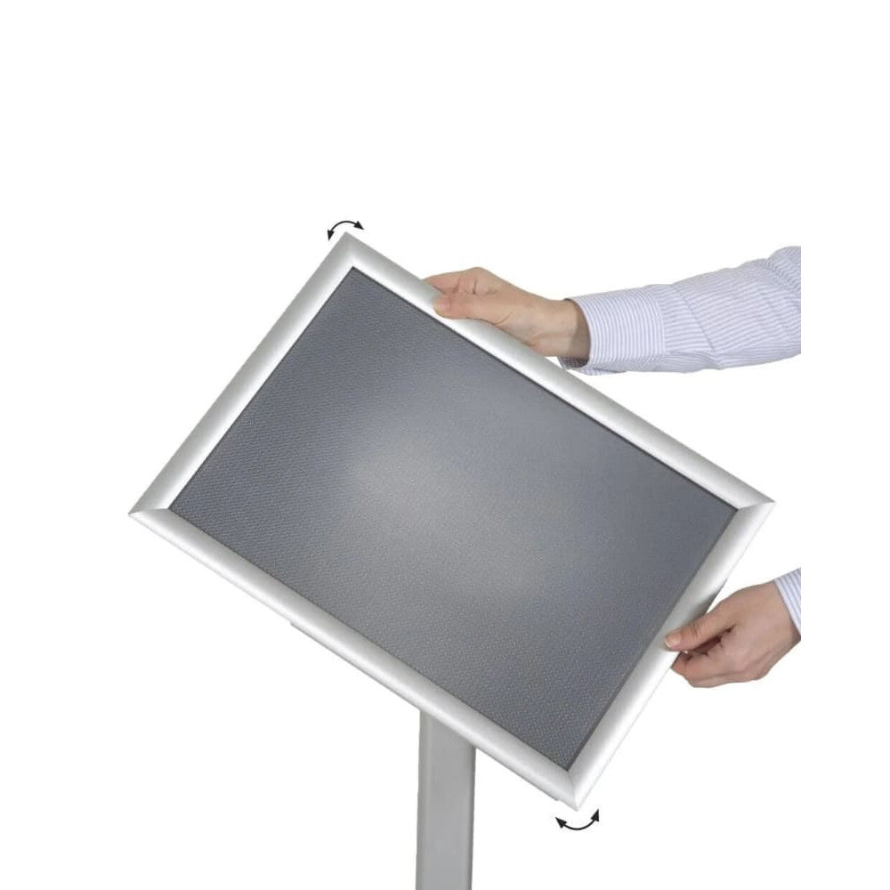 Infoständer Classic, DIN A3, Silber