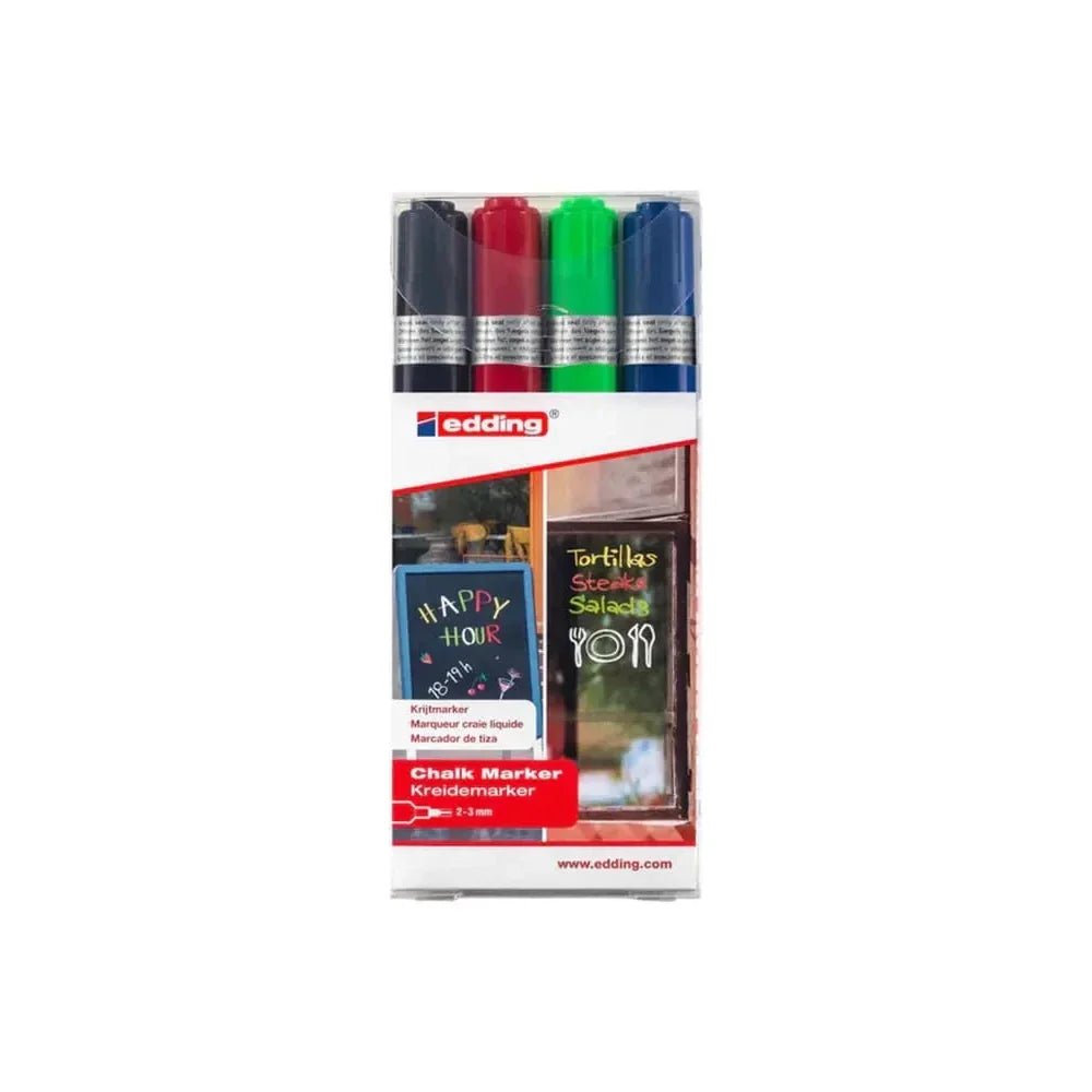 Edding® 4095 Kreidemarker, 2 - 3mm, 4er - Set - Kreidemarker - Speedjust Schweiz