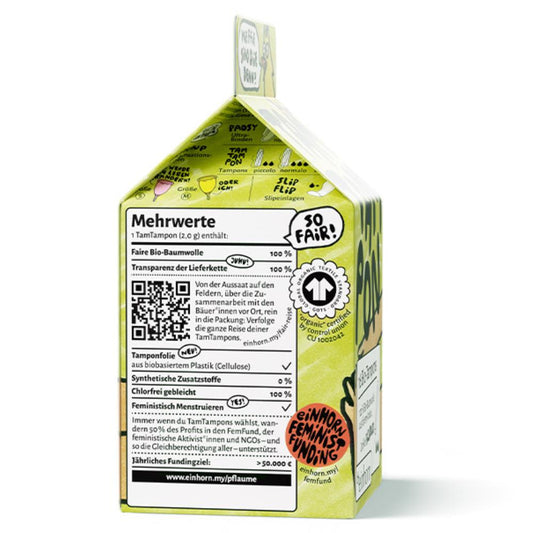 Bio-Tampons TamTampon, piccolo, 16 Stk