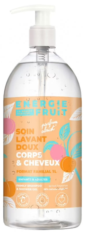 ENERGIE FRUIT - Gentle Shower Gel Body & Hair 1 L - Refresh Your Skin & Hair! 🍃✨