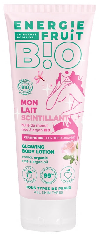 ENERGIE FRUIT - Glowing Body Lotion with Monoi, Organic Rose & Argan Oil - Radiate Beauty & Hydration! ✨🌹💧