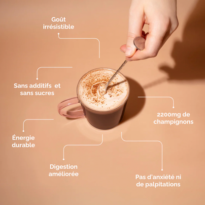 Bonjour Original Flavor – Functional Mushroom Drink (Low Caffeine)