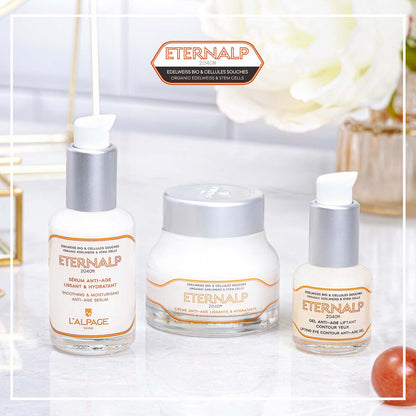 Coffret Cadeau Crème Anti-Age + Sérum Anti-Age + Gel Contour des Yeux Anti-Age ETERNALP 2040m
