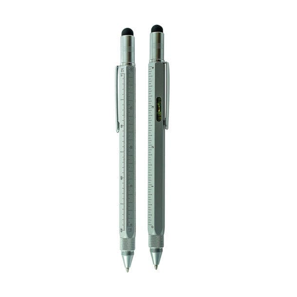 Workman's Multi Tool 8-in-1 Konstruktionsstift – Messing, Wasserwaage & Touch