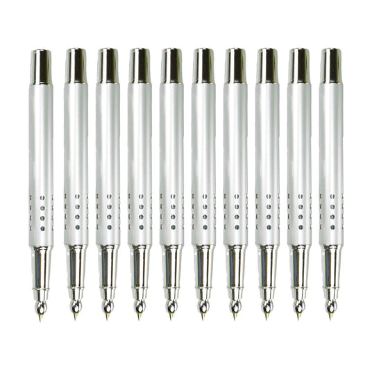 Starlight Rollerball 10er Set – Metall, 13,5 cm, schwarz schreibend